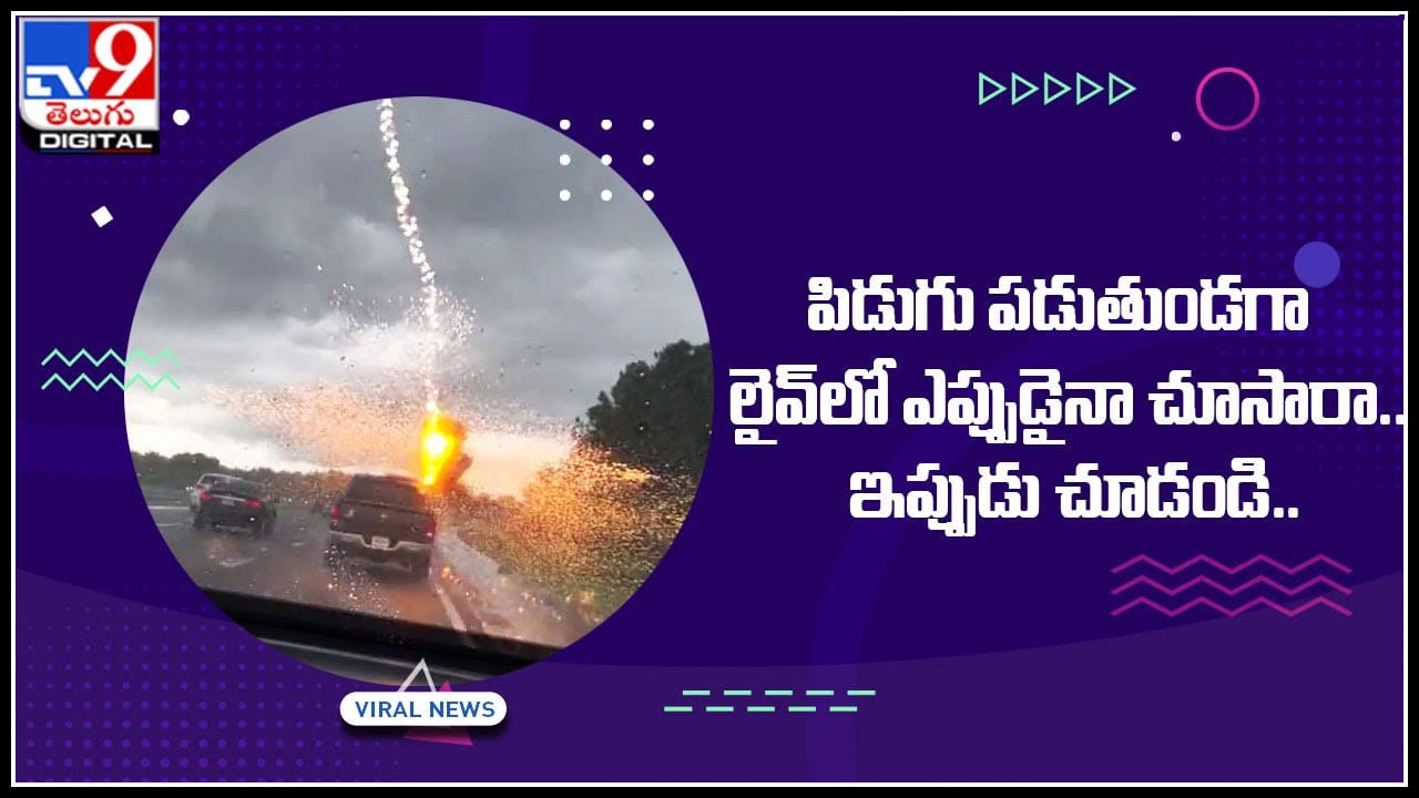 Thunder Live: పిడుగు పడుతుండగా లైవ్‌లో ఎప్పుడైనా చూసారా.. ఇప్పుడు చూడండి..