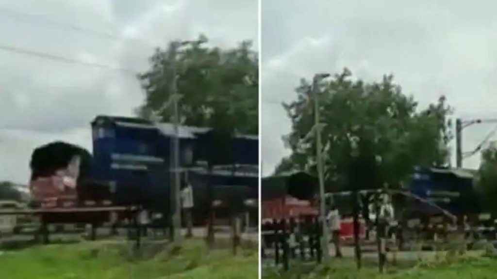 Train Collided With A Truck