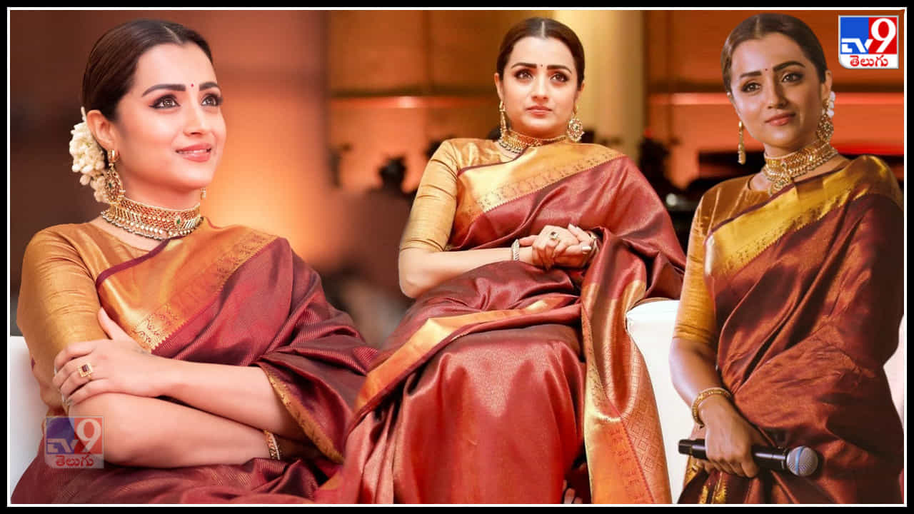 Trisha: కలువకళ్ల సుందరి త్రిష చీరకట్టు అందాలకి ఫ్యాన్స్ ఫిదా