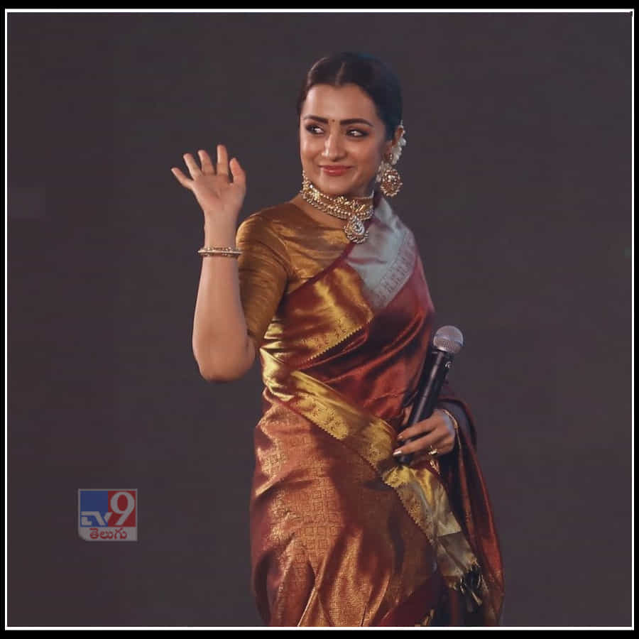 Trisha: కలువకళ్ల సుందరి త్రిష చీరకట్టు అందాలకి ఫ్యాన్స్ ఫిదా
