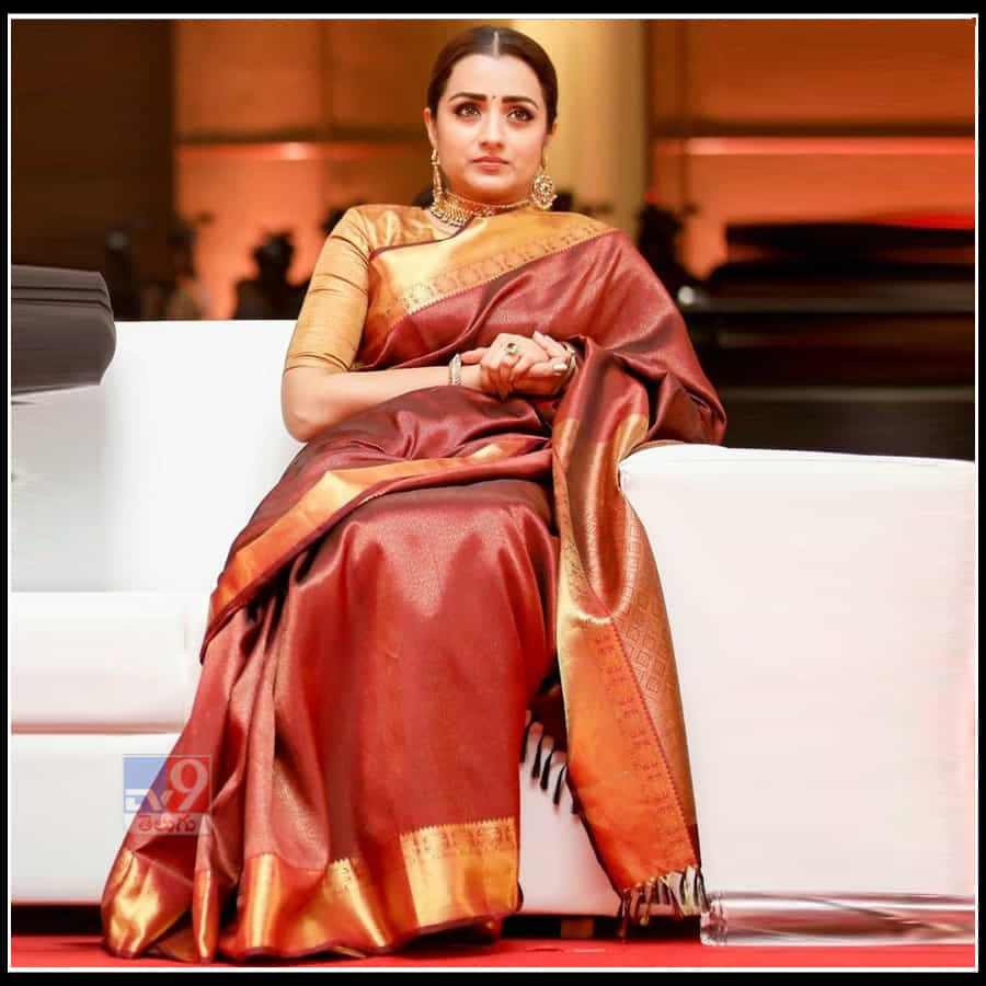 Trisha: కలువకళ్ల సుందరి త్రిష చీరకట్టు అందాలకి ఫ్యాన్స్ ఫిదా