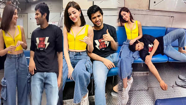 Vijay Devarakonda Liger: అనన్య ఒడిలో టాలీవుడ్ రౌడీ.. లోకల్ ట్రైన్స్లో సందడి చేసిన లైగర్ జోడీ.. వీడియోలు వైరల్