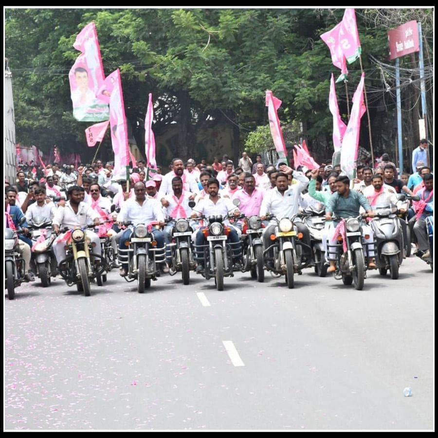 Yashwant Sinha Hyderabad Tour: హైదరాబాద్ లో  యశ్వంత్ సిన్హాకు ఘనస్వాగతం పలికిన  సీఎం కేసీఆర్.. భారీ ర్యాలీ ఫొటోస్..