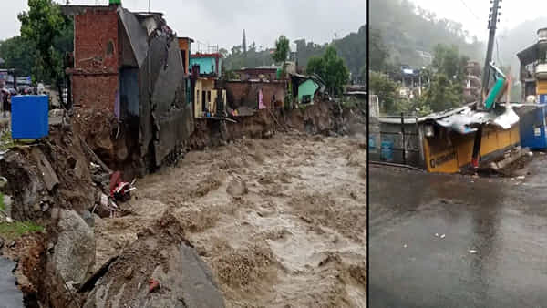 Cloudburst: క్లౌడ్ బరెస్ట్తో భారీ విధ్వంసం.. వరదల్లో కొట్టుకుపోయిన భవనాలు, వాహనాలు