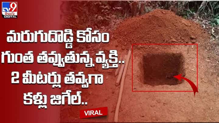 మరుగుదొడ్డి కోసం గుంత తవ్వుతున్న వ్యక్తి.. 2 మీటర్లు తవ్వగా కళ్లు జిగేల్ !! మరుగుదొడ్డి కోసం గుంత తవ్వుతున్న వ్యక్తి.. 2 మీటర్లు తవ్వగా కళ్లు జిగేల్ !!