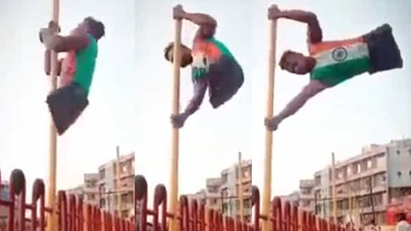 Viral Video: రోమాలు నిక్కపొడుచుకునే వీడియో..దేశభక్తిని చాటుకున్న దివ్వాంగుడు..