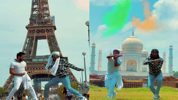Viral Video: అటు ఈఫిల్ టవర్, ఇటు తాజ్ మహల్ ముందు ఒకేరకం డ్యాన్స్తో ఇరగదీసిన ఫ్రెంచ్ డ్యాన్సర్..? ఎలాగంటే..