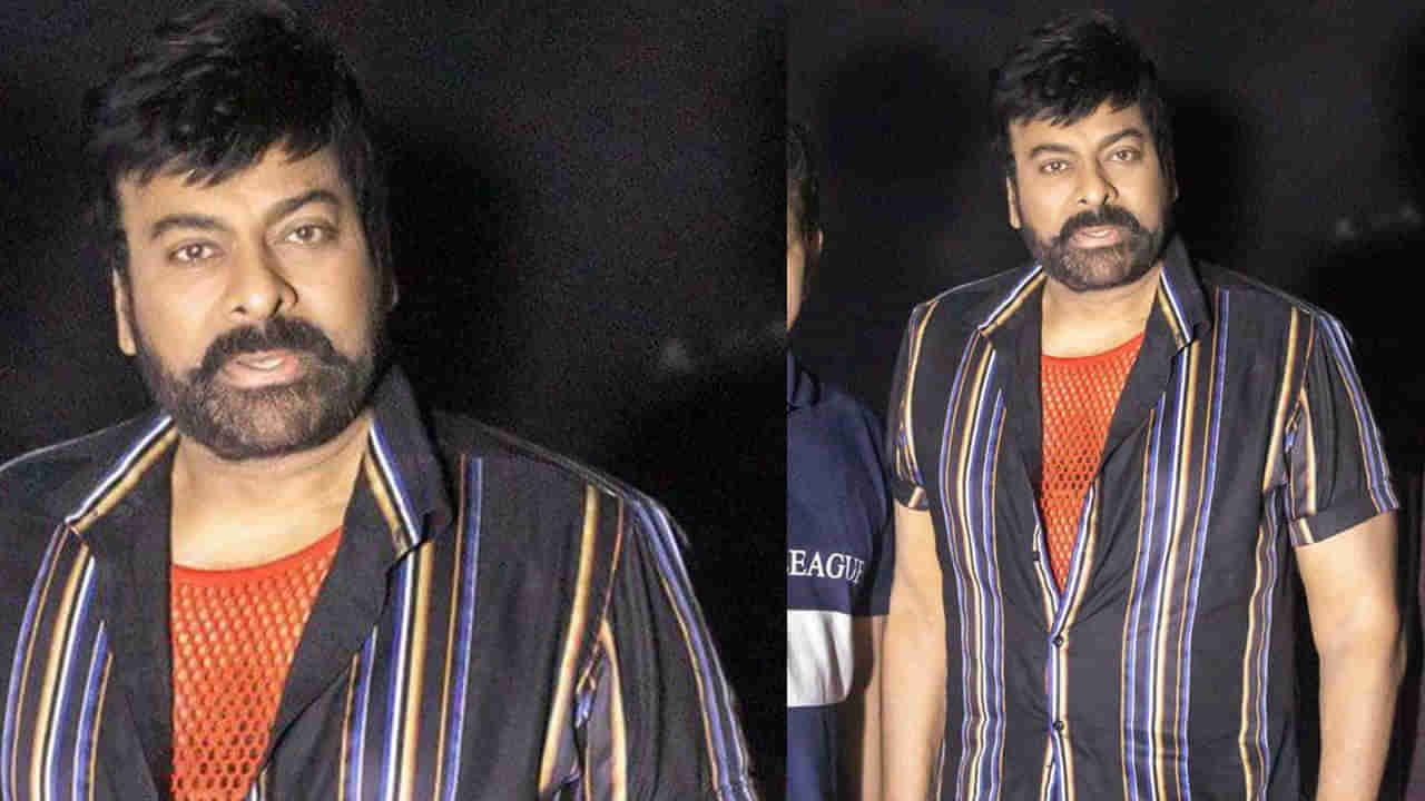 Megastar Chiranjeevi: మెగాస్టార్ చిరంజీవి ఊర మాస్ లుక్ అదిరిపోయిందిగా.. కొర మీసంతో పవర్‏ఫుల్ లుక్‏లో అన్నయ్య..