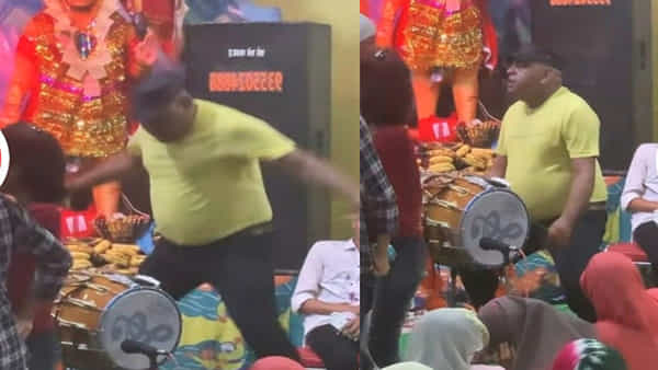 Viral Video: వారెవ్వా.. ఇతడు డ్రమ్స్ వాయించే స్టైల్ చూస్తే..గాల్లోకి ఎగిరిపోతారంతే..!