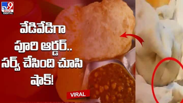 Viral Video: వేడివేడిగా పూరి ఆర్డర్.. సర్వ్ చేసింది చూసి షాక్ !! Viral Video: వేడివేడిగా పూరి ఆర్డర్.. సర్వ్ చేసింది చూసి షాక్ !!