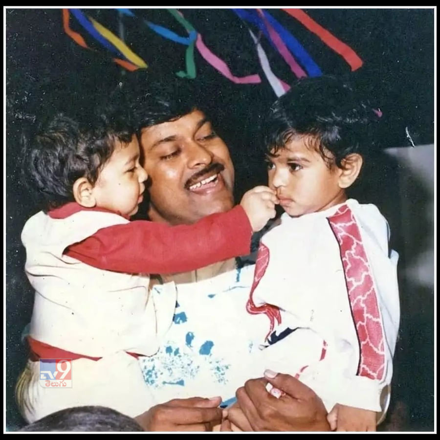 Ram Charan and Chiranjeevi Rare: మెగాస్టార్‏తో రామ్ చరణ్ చిన్ననాటి జ్ఞాపకాలు.. రామ్ చరణ్ చిరంజీవి అరుదైన ఫొటోస్ 