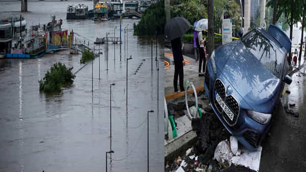 South Korea Rains: దక్షిణ కొరియాలో కుండబోత వర్షాలు.. 1942 నుంచి ఇదే అత్యధికం.. జలదిగ్భంధంలో అనేక నగరాలు