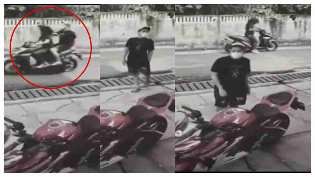 Viral Video: అరె! ఏంటిరా ఇది.. బైక్ దొంగలిస్తారనుకుంటే..  చేసిన పని చూస్తే ఫ్యూజులౌట్!