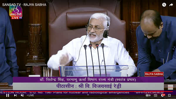 Rajya Sabha: వైసీపీ ఎంపీ విజయసాయి రెడ్డికి అరుదైన అవకాశం.. రాజ్యసభ సభాపతి స్థానంలో