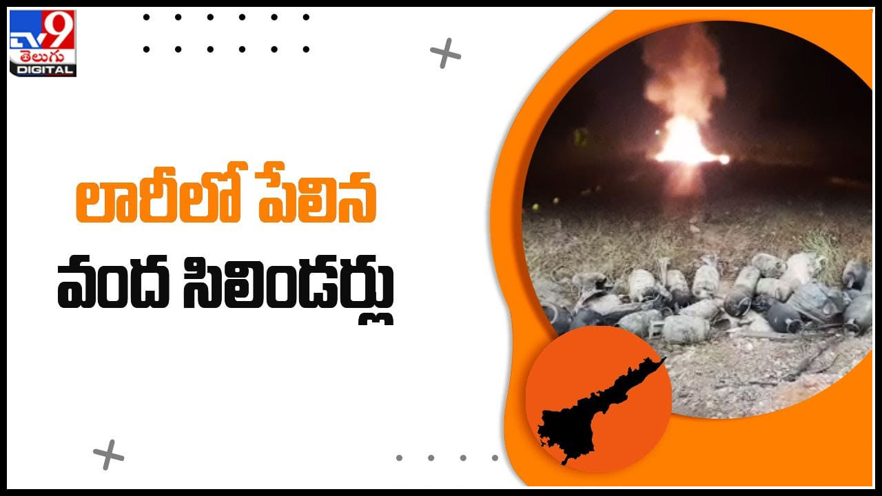 Viral video: లారీలో భారీ శబ్ధంతో ఒక్కసారిగా పేలిపోయిన గ్యాస్‌ సిలిండర్లు.. డ్రైవర్‌ ఎం చేసాడో తెలుసా..