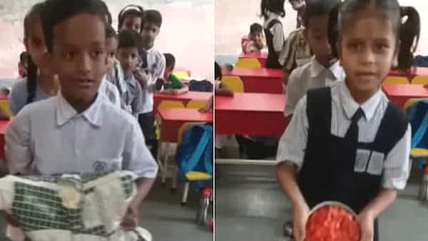 Viral Video: ఇంగ్లీష్ పాఠంతో స్కూల్ పిల్లలు తయారు చేసిన స్పైసీ భేల్పూరి.. ఆకలి దంచేస్తుందంటున్న నెటిజన్లు..
