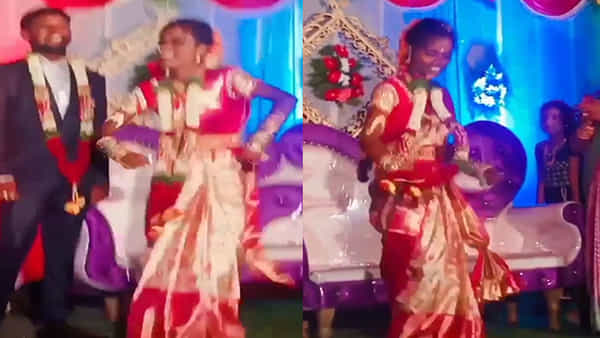 Video Viral: స్టేజ్ పై స్టెప్పులతో ఇరగదీసిన వధువు.. పక్కనే ఉన్న వరుడు.. కట్ చేస్తే