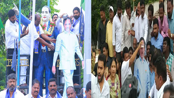 Telangana Secretariat: కేసీఆర్ నిర్ణయంపై వెల్లువెత్తుతోన్న హర్షాతిరేకాలు.. పలుచోట్ల సీఎం చిత్ర పటానికి పాలాభిషేకాలు..