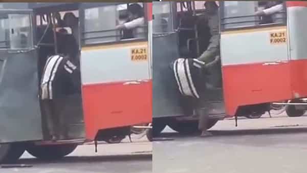 Video Viral: ప్రయాణీకులంటే మరీ ఇంత చులకనా.. దారుణంగా కొట్టి, కాలితో తన్ని.. కండక్టర్ తీరుపై మండిపడుతున్న నెటిజన్లు