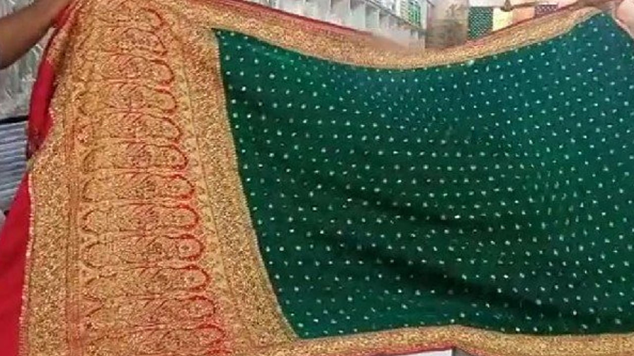 Goddess Sharada Devi Saree