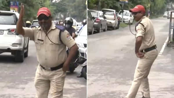 Viral Video: మాస్ డ్యాన్స్తో ట్రాఫిక్ కంట్రోల్ చేస్తున్న హోంగార్డు.. నా ఉద్యోగం అంటే నాకెంతో ఇష్టమంటూ ఇలా..