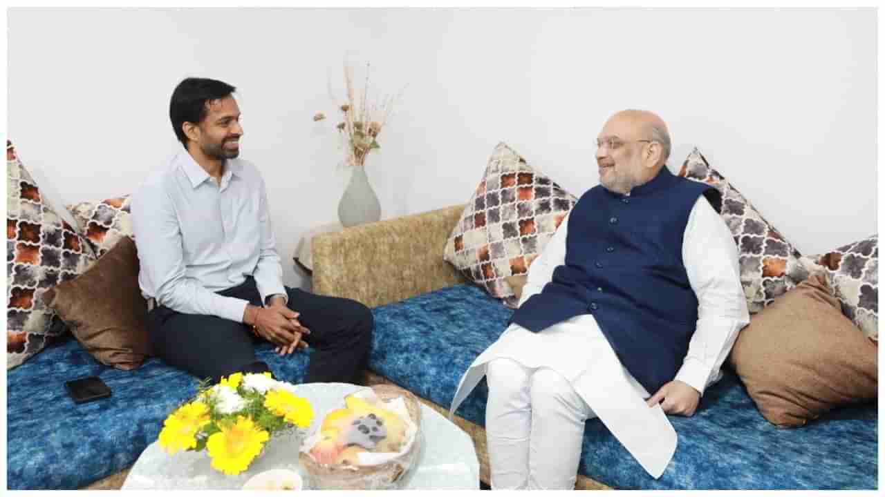 Amit Shah: పుల్లెల గోపీచంద్ తో భేటీ అయిన కేంద్ర మంత్రి.. ఆ అంశాలపైనే చర్చించిన అమిత్ షా