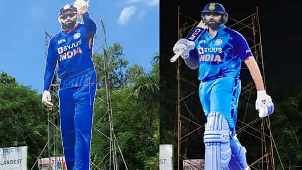 IND vs SA: ఇదేం క్రేజ్రా సామీ.. రోహిత్, కోహ్లీలకు 100 అడుగుల కటౌట్లు.. ఎక్కడంటే?