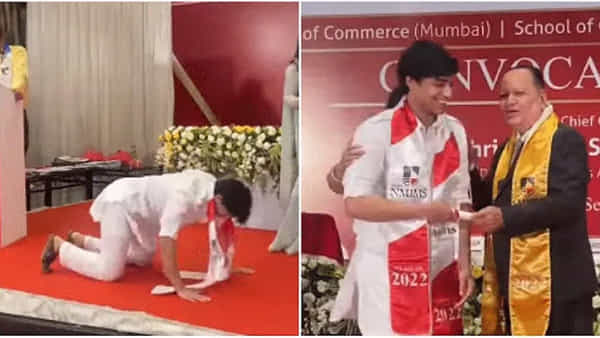 Viral Video: నిజంగా స్టూడెంట్ నెంబర్ వన్నే.. పట్టా తీసుకునేముందు స్టేజ్పై డ్యాన్స్తో దుమ్మురేపాడు!