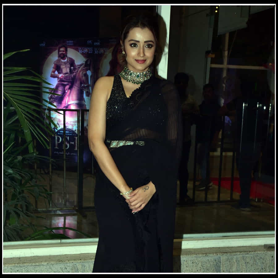 Trisha: నేలపై నడిచే నెలవంకలా చీరకట్టులో చెన్నై సుందరి త్రిష అందాలు..