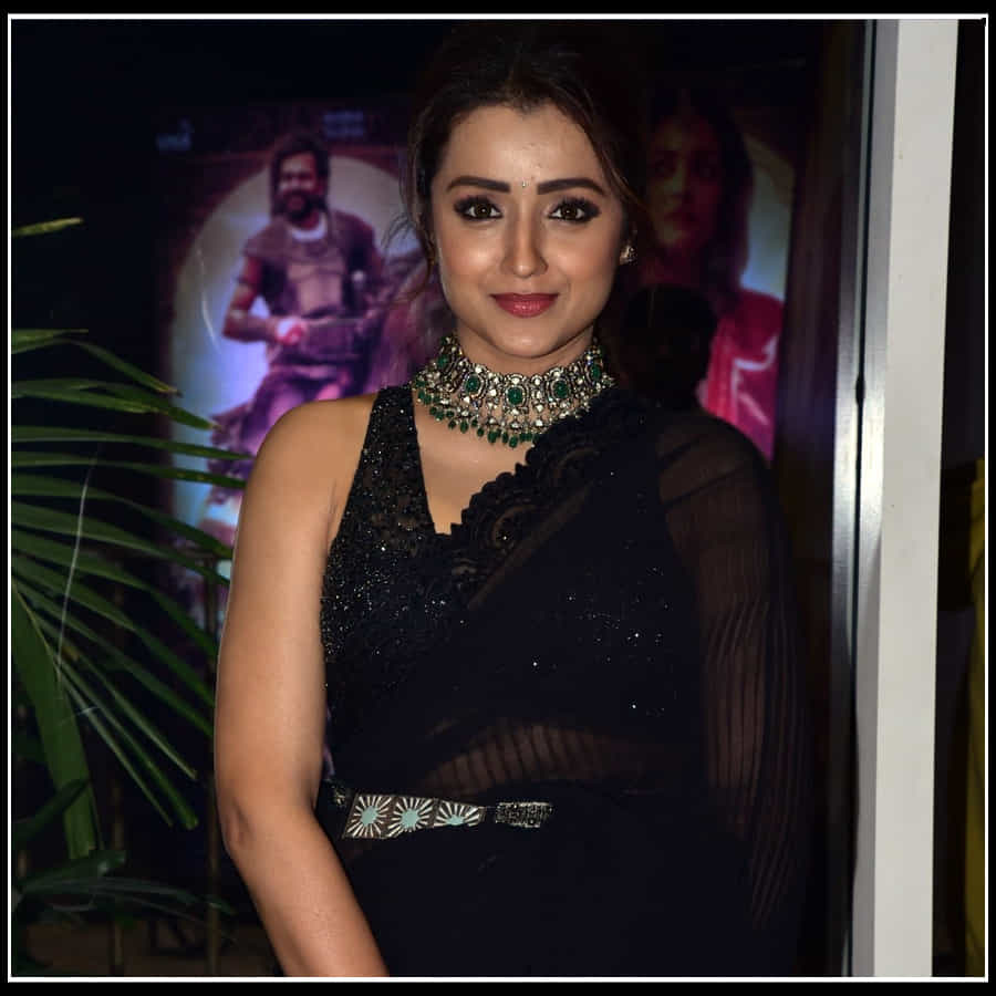 Trisha: నేలపై నడిచే నెలవంకలా చీరకట్టులో చెన్నై సుందరి త్రిష అందాలు..