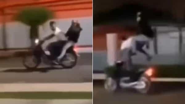 Viral Video: అమ్మాయి వెనుక కూర్చొని ఉందని రెచ్చిపోయాడు.. కట్ చేస్తే గాల్లో.. షాకింగ్ వీడియో