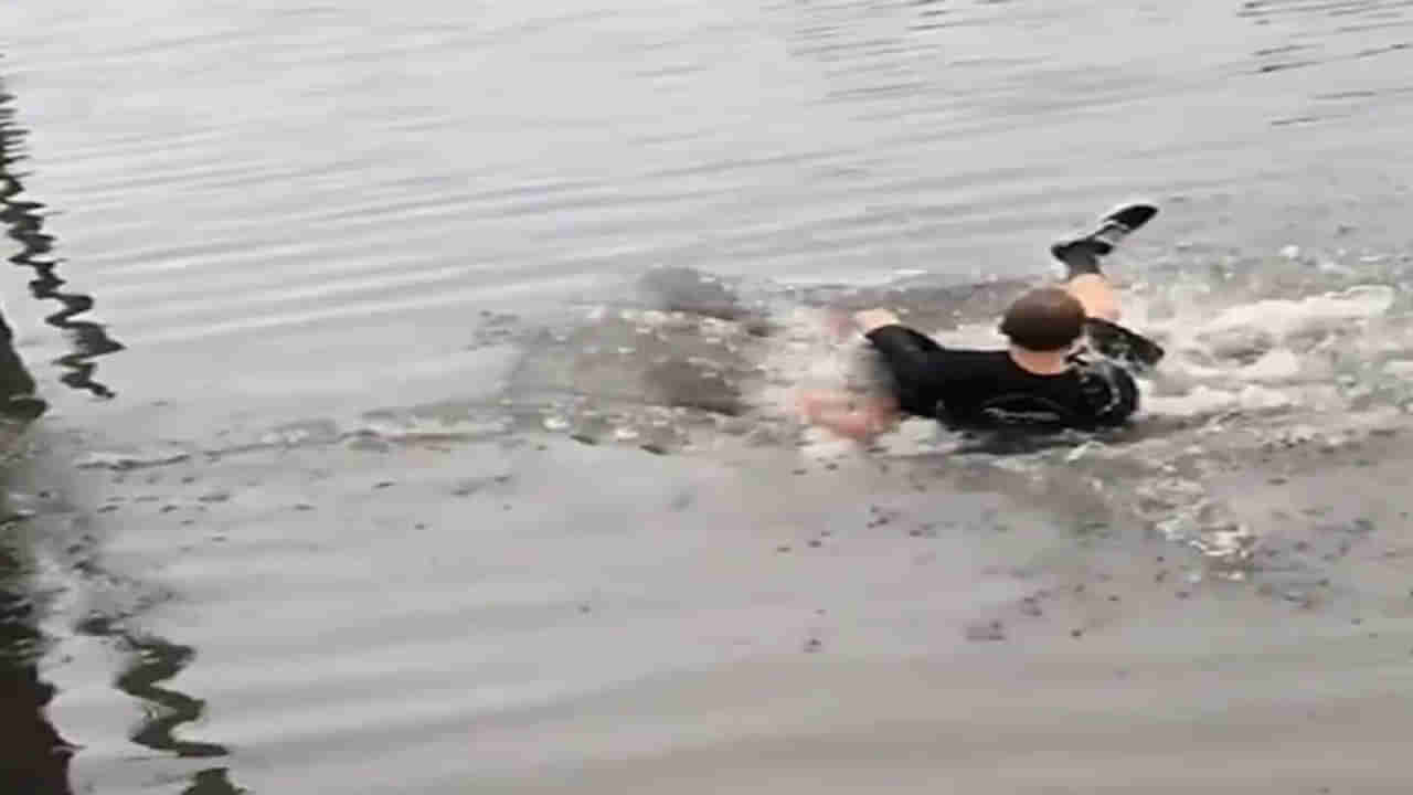 Viral video: డీప్ డైవ్ చేద్దాం అనుకున్నాడు డిక్కీ డ్యామేజ్ అయ్యింది.. నవ్వులు పూయిస్తున్న వీడియో