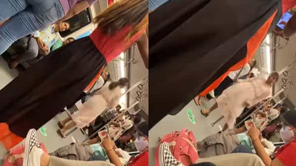 Viral Video: రీల్స్ కోసం అమ్మాయి తిప్పలు.. మెట్రో రైల్లో హఠాత్తుగా డ్యాన్స్ చేసిన యువతి.. వీడియో వైరల్