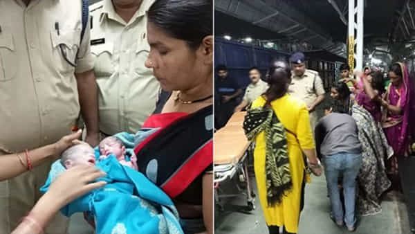 కదులుతున్న రైల్లో గర్భిణీకి పురిటి నొప్పులు.. సాగర్ స్టేషన్ ప్లాట్ఫారమ్పై ఒక బిడ్డ.. ఆస్పత్రిలో మరొక బిడ్డ