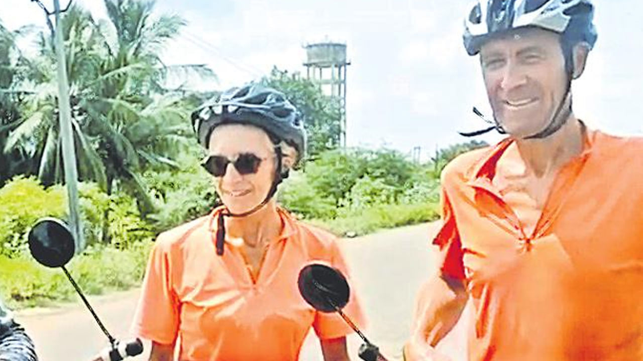Cycle Journey: ఫ్రాన్స్ టూ ఇండియా.. సైకిల్ పైనే 16 వేల కిలోమీటర్లు జర్నీ.. ఆ వయసులోనూ ఏ మాత్రం తగ్గకుండా..