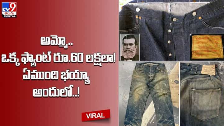 అమ్మో.. ఒక్క ఫ్యాంట్ రూ.60 లక్షలా !! ఏముంది భయ్యా అందులో !! అమ్మో.. ఒక్క ఫ్యాంట్ రూ.60 లక్షలా !! ఏముంది భయ్యా అందులో !!