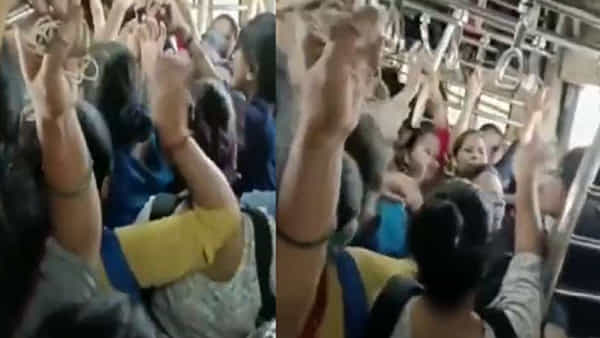 Local Train Fight: తగ్గేదే లే.. రన్నింగ్ ట్రైన్లో సిగలు పట్టి మరీ కొట్లాట.. వైరల్ వీడియో మీరు చూశారా
