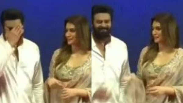 Prabhas: చెమటతో ఇబ్బందిపడ్డ ప్రభాస్.. తన దుపట్టా అందించిన కృతి సనన్.. రూమర్స్ మళ్లీ మొదలు!