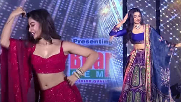 Rashmika-Krithi Shetty: బేబమ్మతో కాలు కదిపిన రష్మిక.. సామీ సామీ పాటకు సూపర్బ్ డ్యాన్స్.. ఫ్యాన్స్కు డబుల్ ట్రీట్