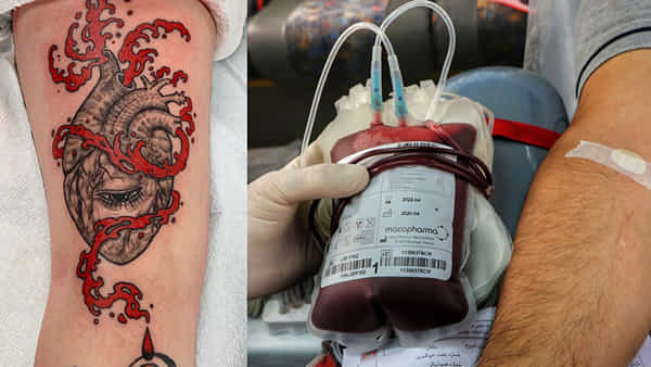 Tattoo - Blood Donation: అందరిలో పెరుగుతున్న టాటూ క్రేజ్.. పచ్చబొట్టు వేయించుకున్న వారు రక్తదానం చేయొచ్చా..?