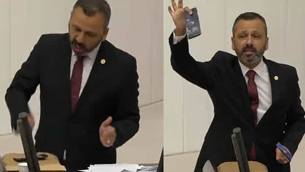 Turkish MP: పార్లమెంట్ సాక్షిగా స్మార్ట్ ఫోన్ను సుత్తితో పగలగొట్టిన ఎంపీ.. కారణమేంటంటే..