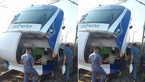Vande Bharat Express: వందేభారత్ ఎక్స్ప్రెస్కు మళ్లీ ప్రమాదం.. ఆవును ఢీకొట్టిన రైలు..
