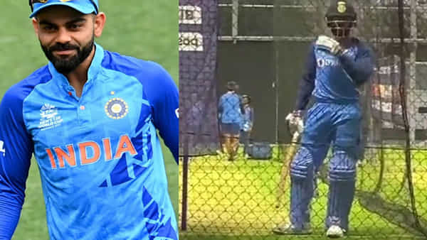 T20 World Cup: ప్రాక్టీస్ టైంలో కేకలు వేసిన ఫ్యాన్.. స్వీట్ వార్నింగ్ ఇచ్చిన కింగ్ కోహ్లీ.. వీడియో హల్చల్