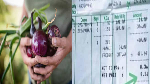 Bengaluru: 205 కిలోల ఉల్లి అక్షరాల 8 రూపాయలు మాత్రమే.. ఈ రైతన్నకు వచ్చిన కష్టం మరెవ్వరికీ రావొద్దు!