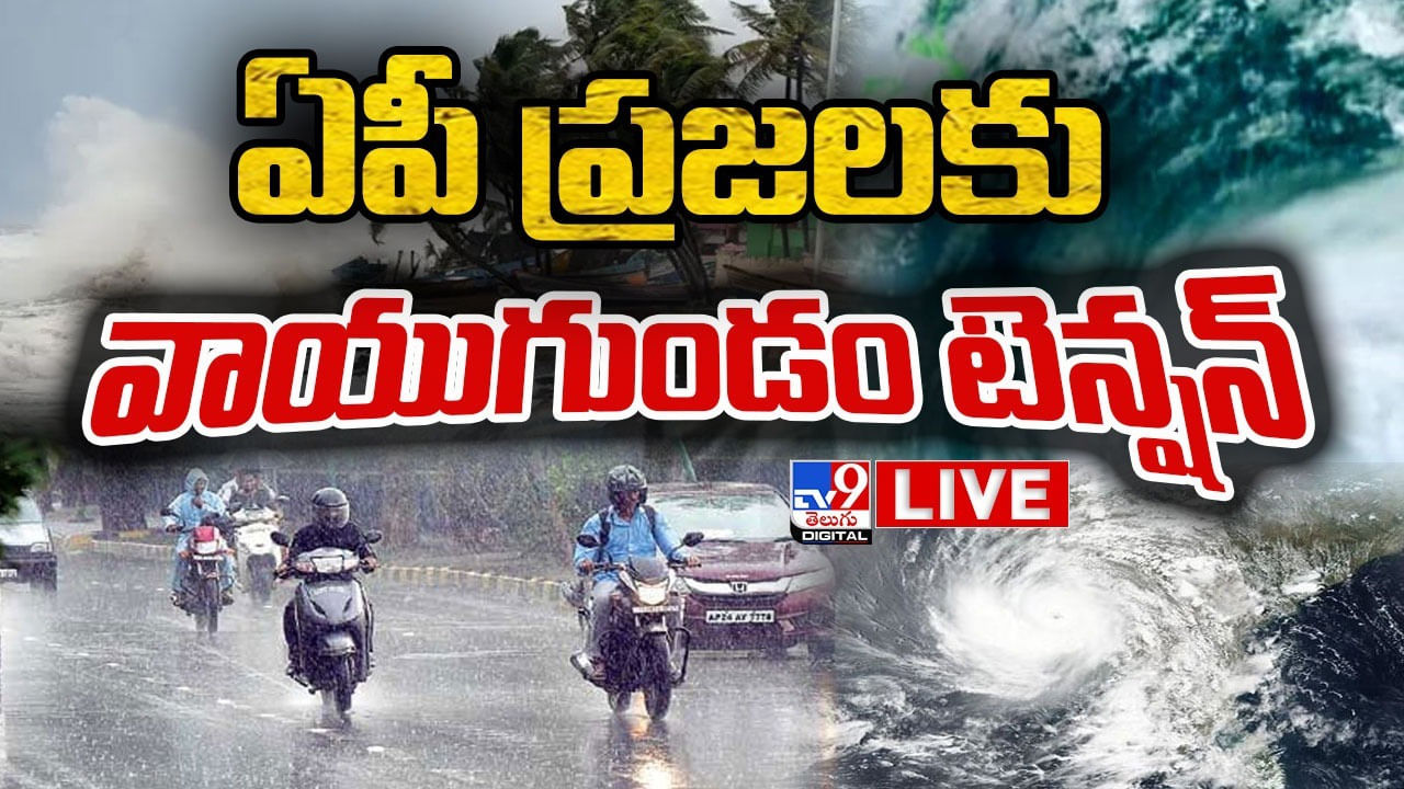 AP Rains: ఏపీ ప్రజలకు వాయుగుండం టెన్షన్.. ఆ జిల్లాలకు..(Video)