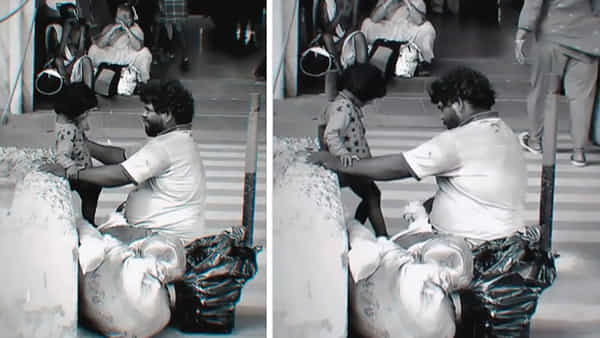 Fathers Love: మనసును తడిపే వీడియో.. ఈ పేద తండ్రి ఆనందం ముందు ఆకాశం కూడా చిన్నదే