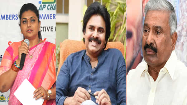 Pawan vs YCP: జనసేన విషయంలో రూటు మార్చిన వైసీపీ నేతలు... చంద్రబాబు వలలో చిక్కుకోవద్దంటూ జనసేనానికి రోజా, పెద్దిరెడ్డి హితవు