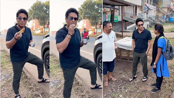 Sachin: తనయుడితో కలిసి సచిన్ లాంగ్ డ్రైవ్.. రోడ్సైడ్ ఛాయ్వాలాతో సెల్ఫీలు.. సూపర్బ్ అంటోన్న ఫ్యాన్స్