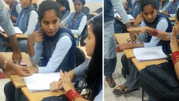 Watch Video: అమ్మాయిలు.. క్లాస్ రూంలో ఏమిటీ పనులు..? నవ్వకండి.. మ్యాటర్ ఈజ్ సీరియస్..