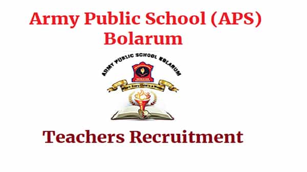 Bolarum APS Recruitment 2023: తెలంగాణ టీచర్ జాబ్స్.. బొల్లారం ఆర్మీ పబ్లిక్ స్కూల్లో 63 పీజీటీ, టీజీటీ ఉపాధ్యాయ ఉద్యోగాలు.. ఈ అర్హతలుండాలి..